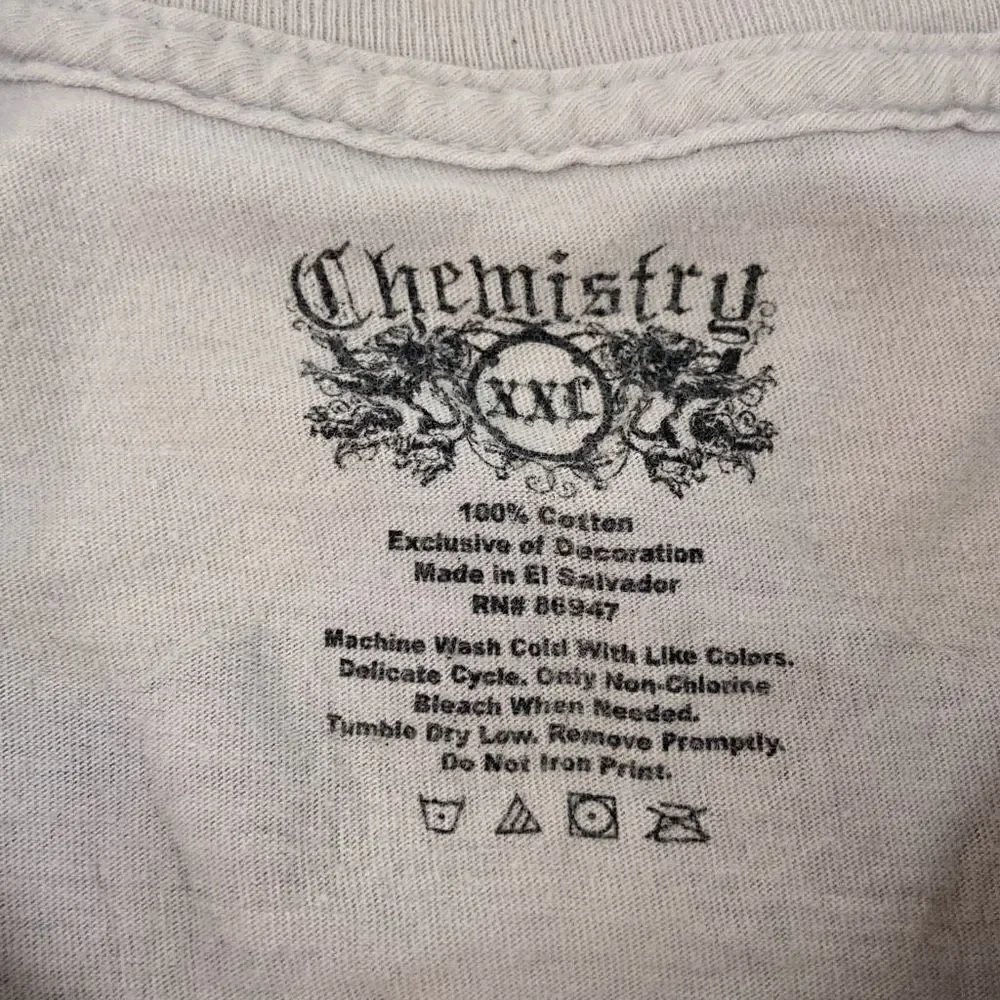 Chemistry wings felt graphics T Shirt Mens size XXL